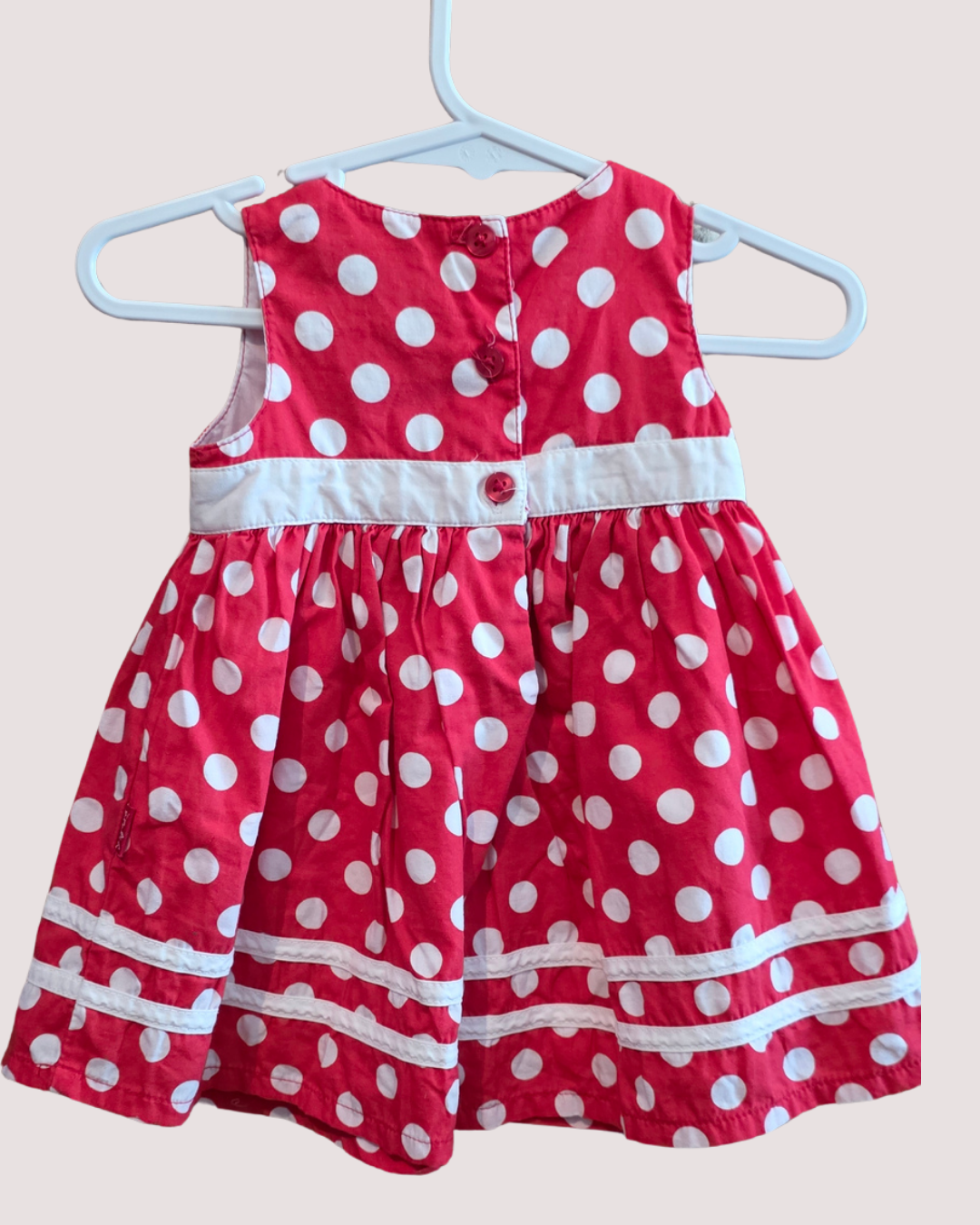 Pumpkin Patch Polka Dot Dress 0-3m
