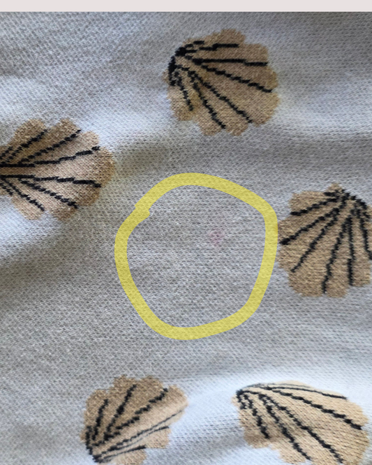 Woven Kids Shell Print Romper 1Y