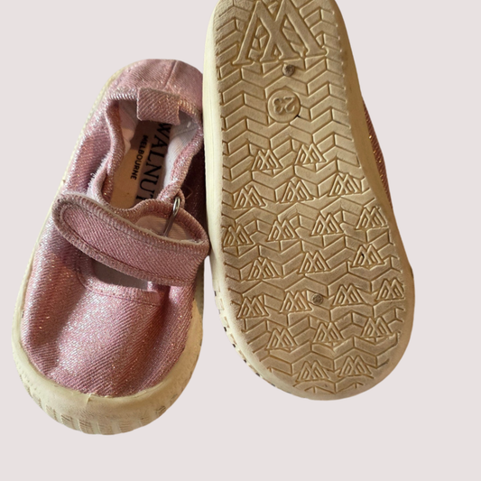 Walnut Melbourne Glitter Mary Janes