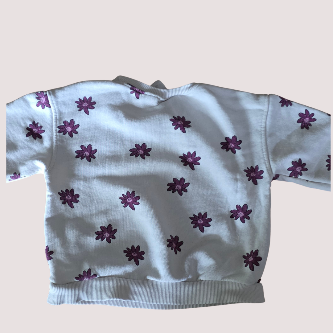 Zara Flower Print Jumper 12-18m