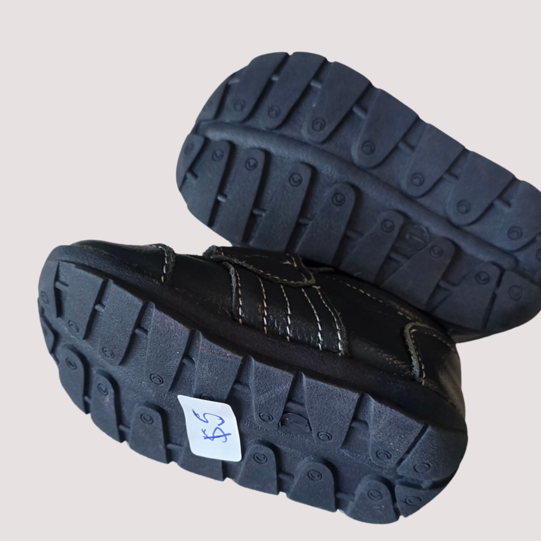 Lily & Dan Leather Navy Shoes