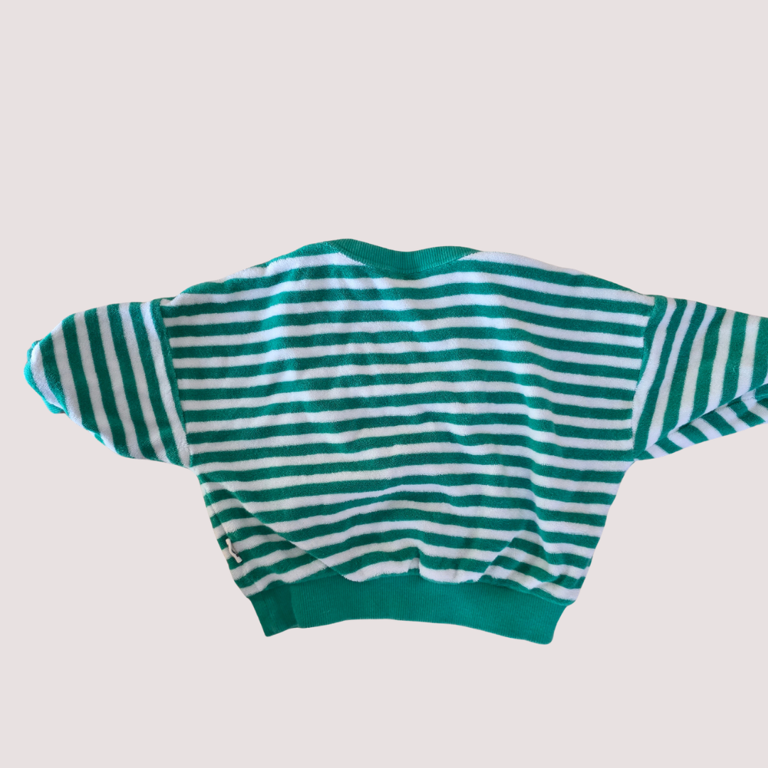 Bonds Terry Stripe Jumper 3-6m