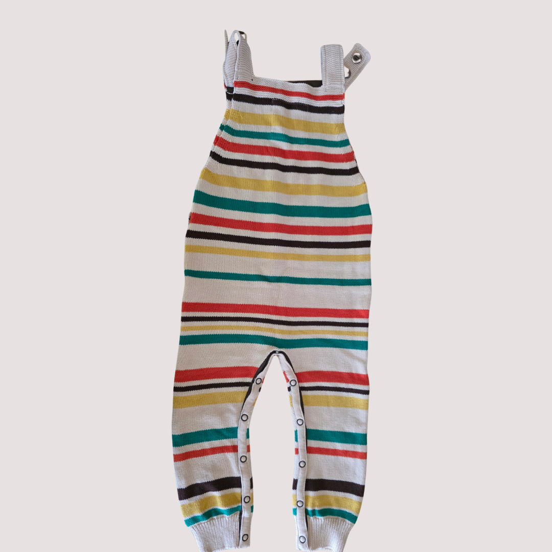 My Brother John Knit Dungarees Brand New 2Y