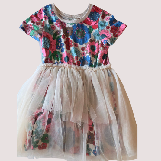 Cotton On Floral Dress 2Y ( Play Condition)