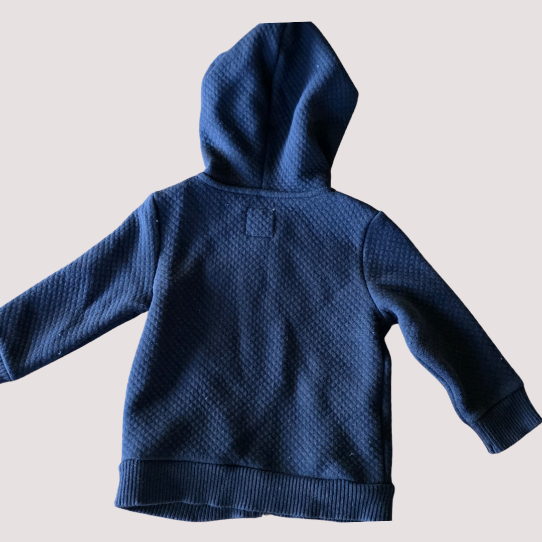 Country Road Quilted Navy Jacket 12-18m