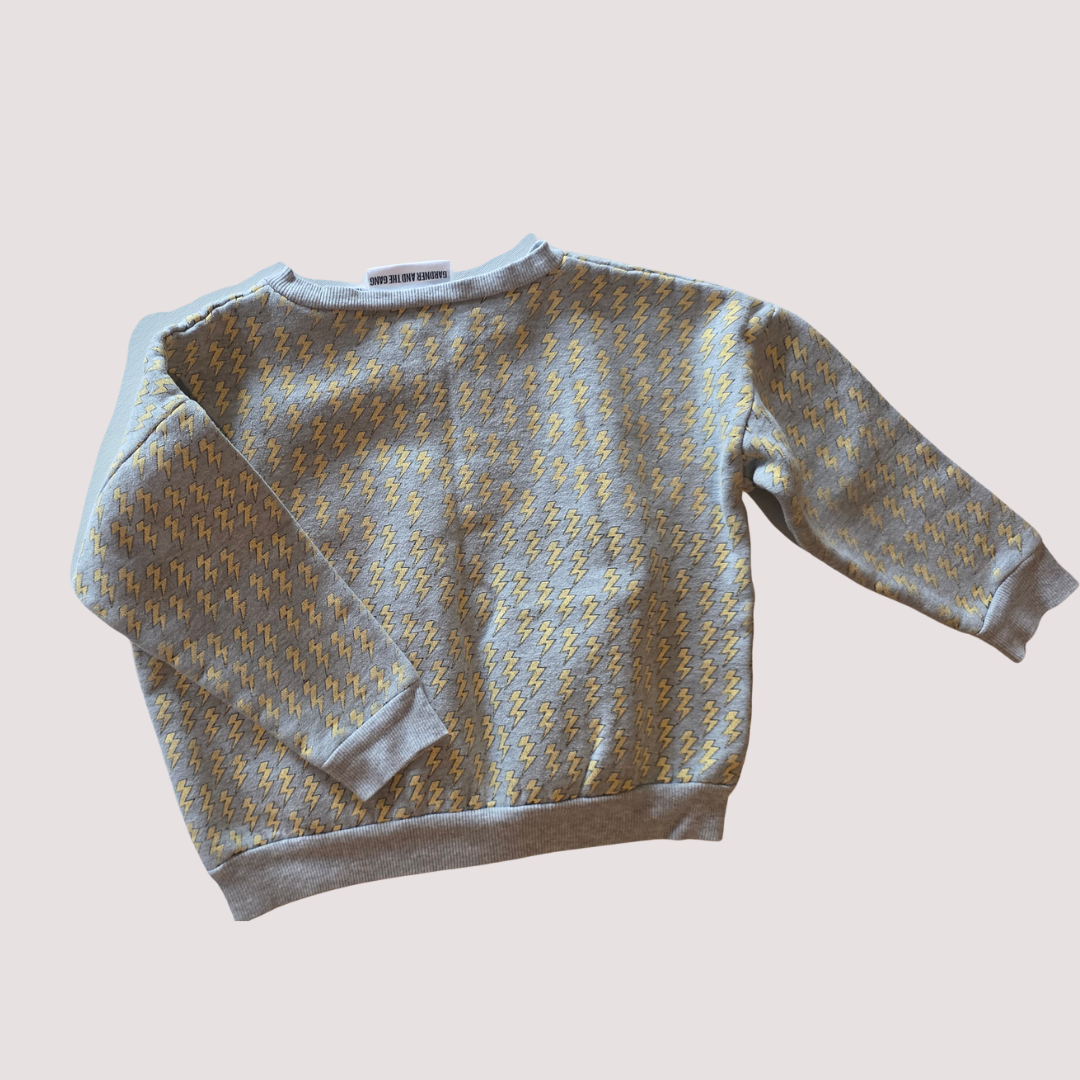 Gardner and the Gang Lightening Bolt Jumper 3-4Y