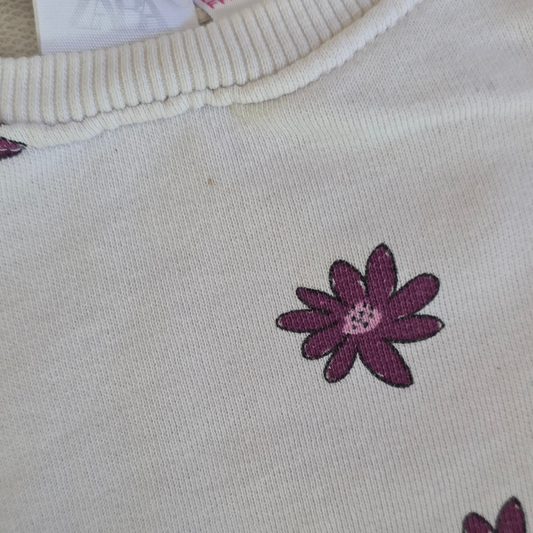 Zara Flower Print Jumper 12-18m