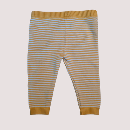 Sprout Knit Yellow Pants 6-12m
