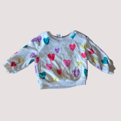 Cozy Pixie Heart Jumper 6-9m