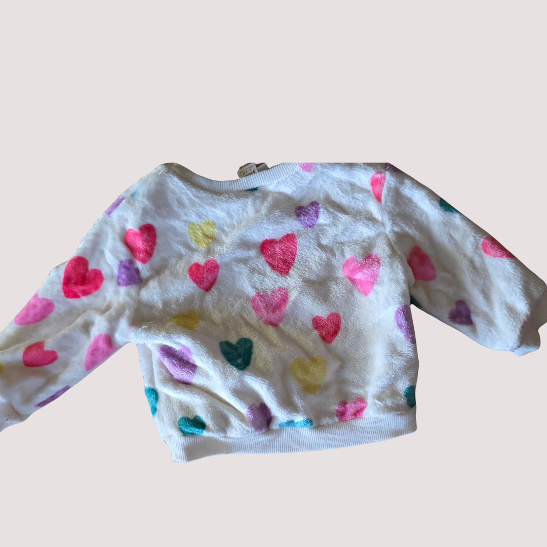 Cozy Pixie Heart Jumper 6-9m