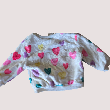 Cozy Pixie Heart Jumper 6-9m
