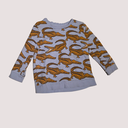 Seed Heritage Jumper Alligator Print 3Y