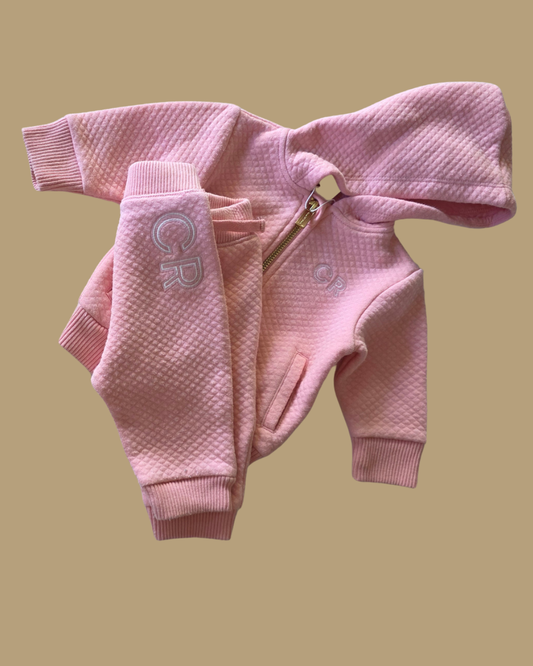 Country Road Quilted Pink Set 3-6m