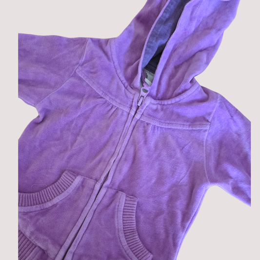 Pumpkin Patch Velour Zip Jacket 6-12m