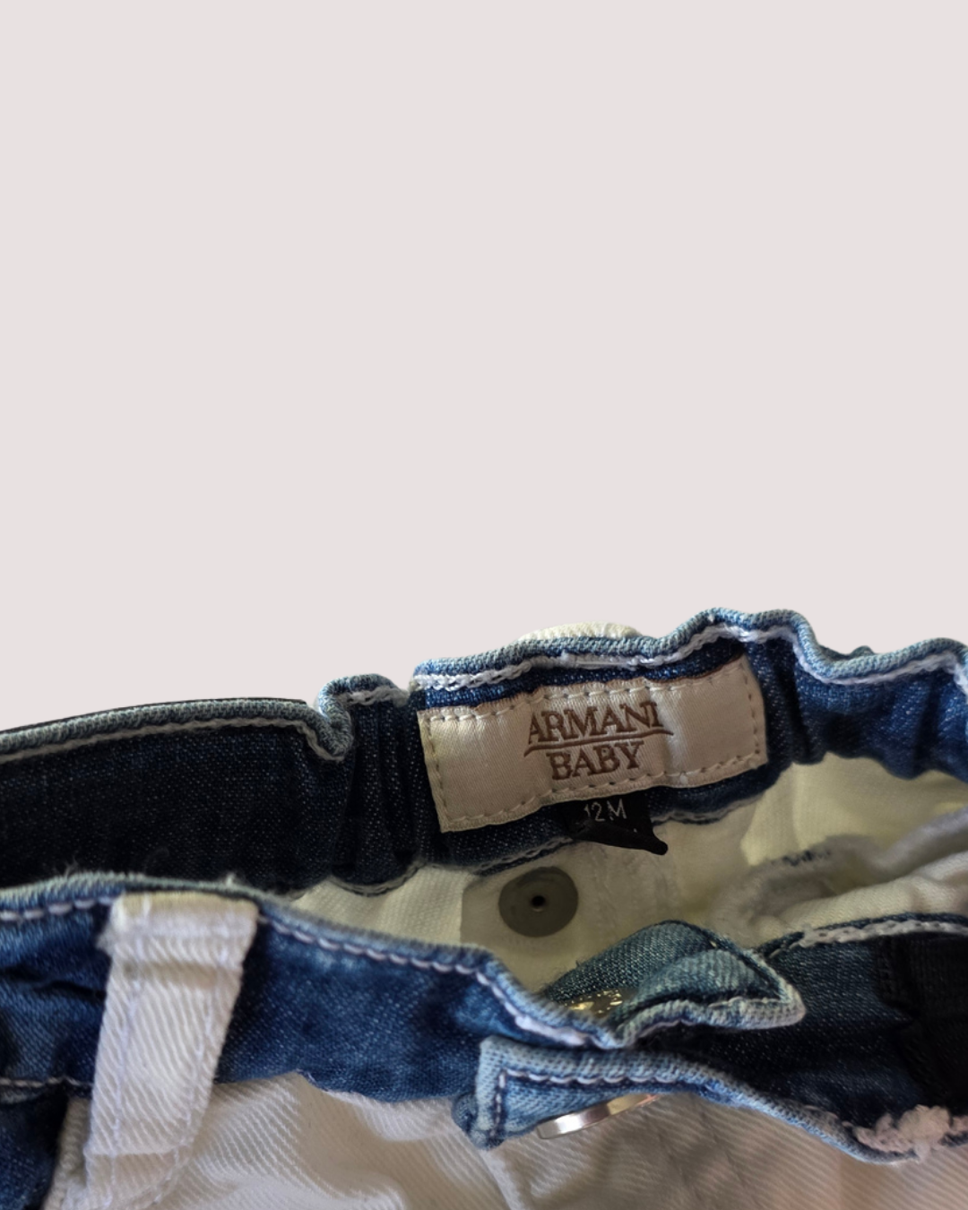 Emporio Armani White Denim Jeans 12m