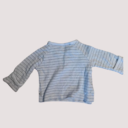Bebe Stripe Cardigan 3-6