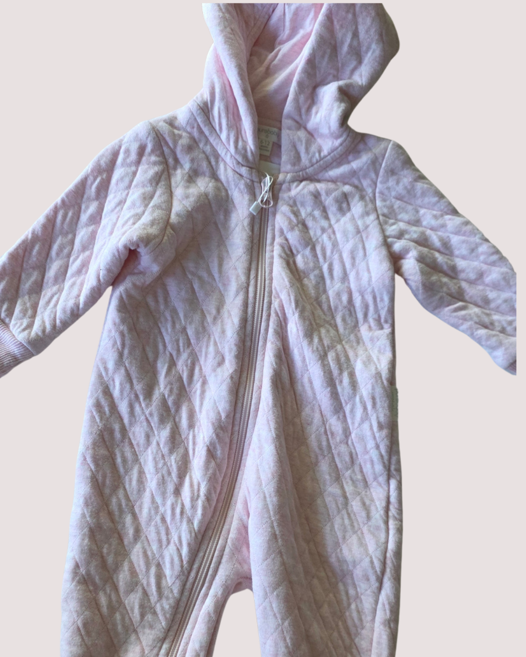 Purebaby Quilted Growsuit 6-12m