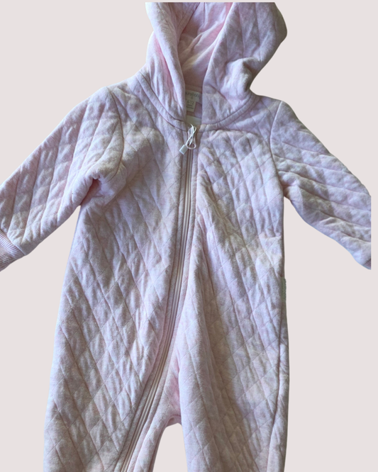 Purebaby Quilted Growsuit 6-12m