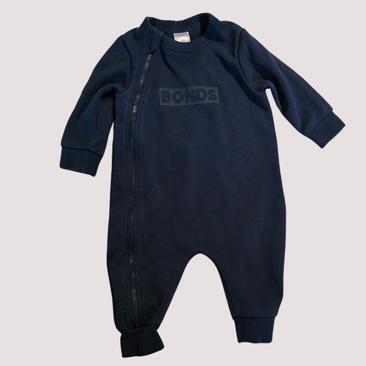 Bonds Tech Sweats Zip Wondersuit 3-6m