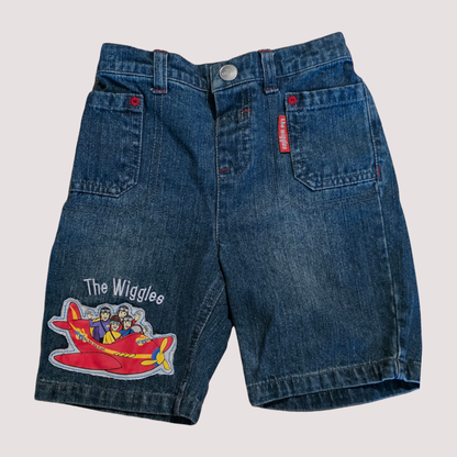 The Wiggles denim cargo shorts Y2k Size 2 Y