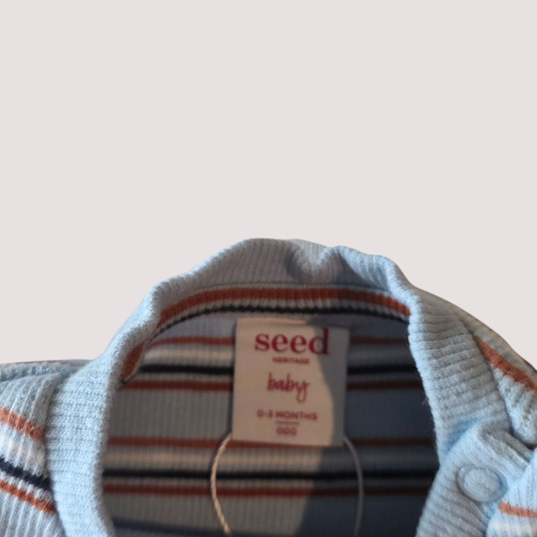 Seed Heritage Ribbed T Shirt 0-3months
