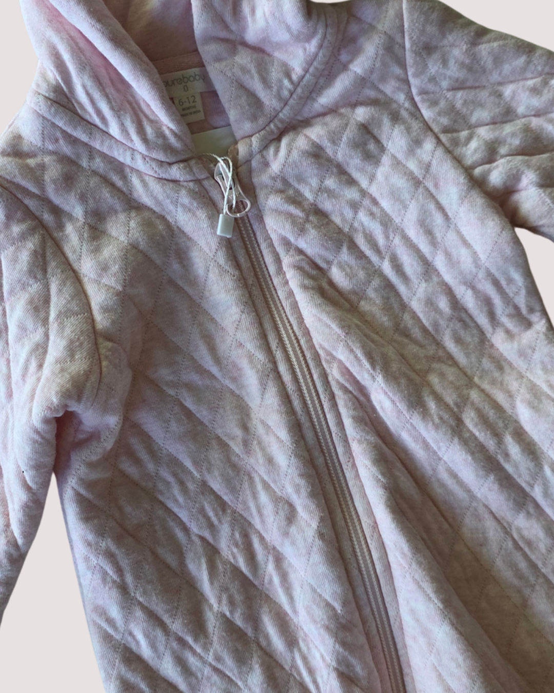 Purebaby Quilted Growsuit 6-12m