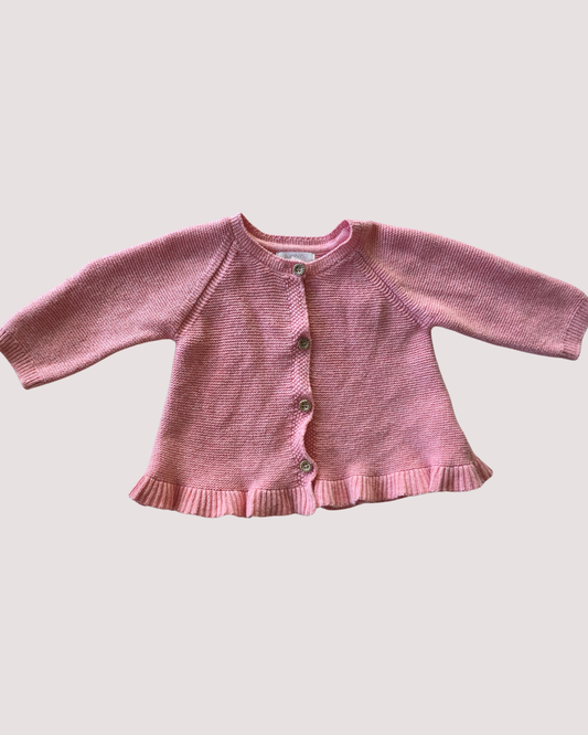 Purebaby Knit Cardigan 6-12m