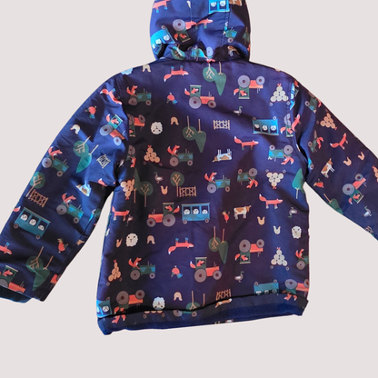 Jacohadi Farm Print Rain Jacket 4-5Y