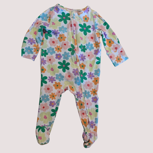 Cotton On Floral Print Onesie 3-6m