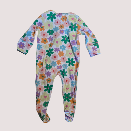 Cotton On Floral Print Onesie 3-6m