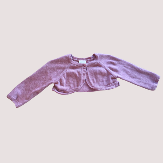 Next Brand Pink baby cardigan 6-9m