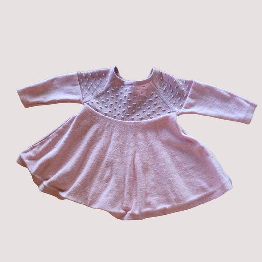 Origami Pink Dress 3-6months