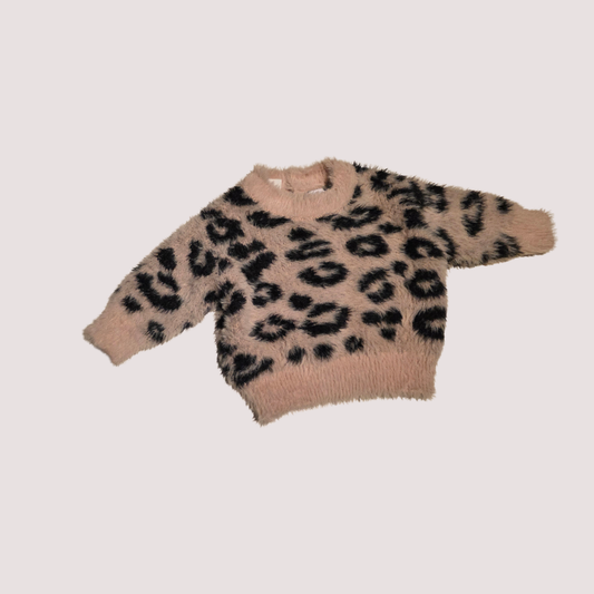 Leopard Furry Jumper