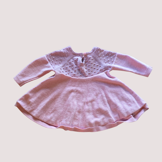 Origami Pink Dress 3-6months