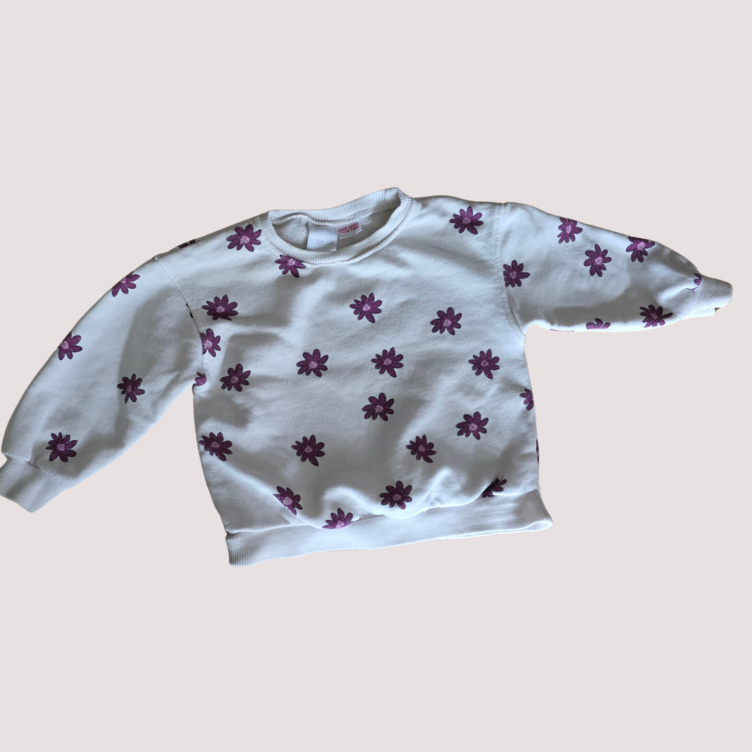 Zara Flower Print Jumper 12-18m