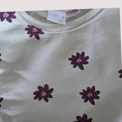 Zara Flower Print Jumper 12-18m