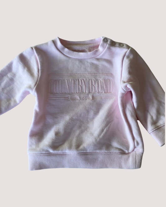 Country Road Pink Jumper 3-6m