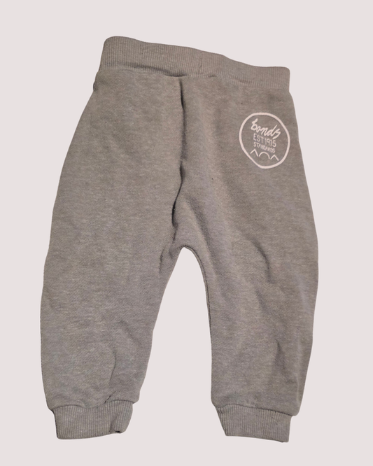 Bonds Tracksuit Pants Grey 3-6m