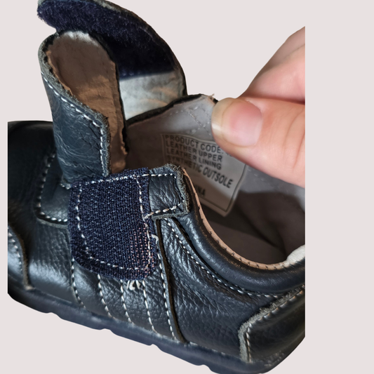 Lily & Dan Leather Navy Shoes