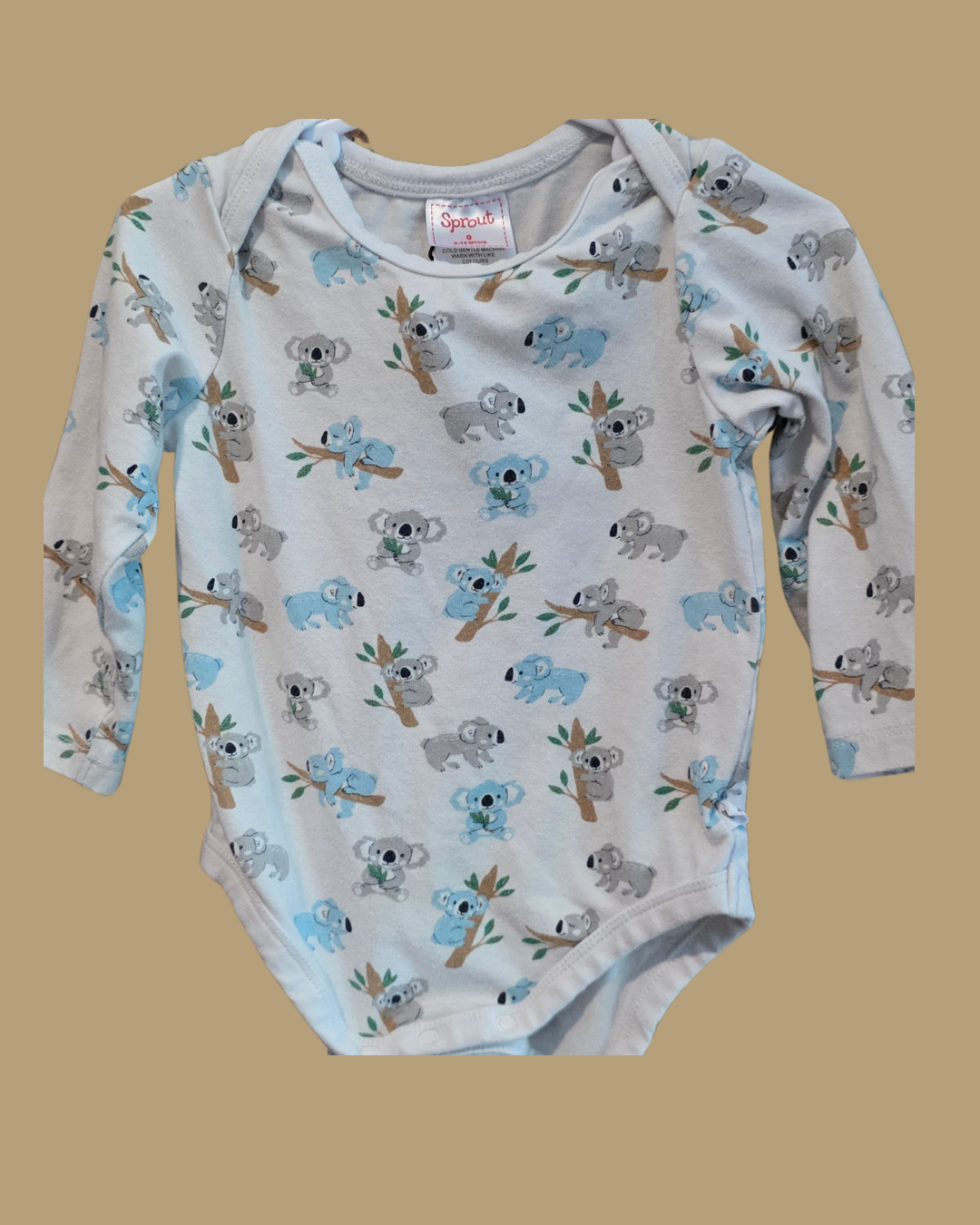 Sprout Onesie Koala Print 6-12months