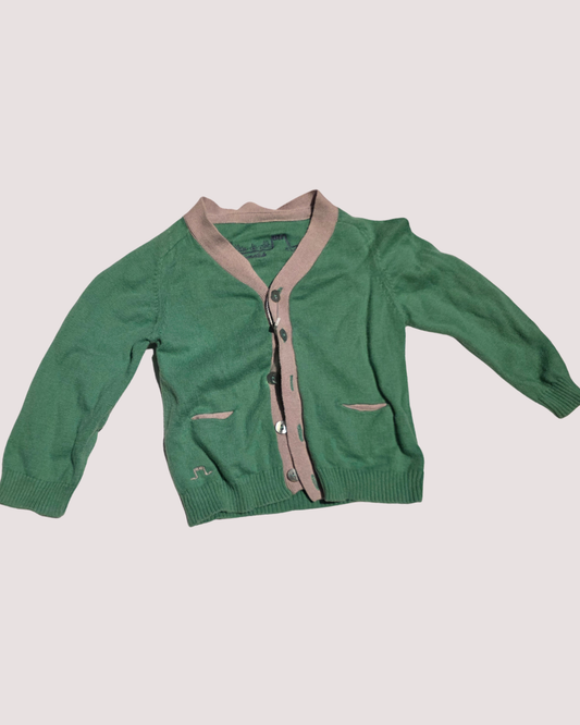 Château de Sable style knit cardigan Cardigan 0-3m