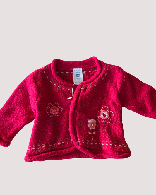 Pumpkin Patch Cardigan 0-3m
