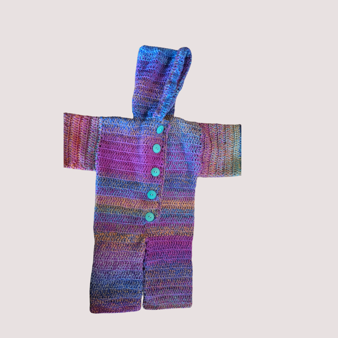 Handmade Knit Romper 6-12m (Generous fit)