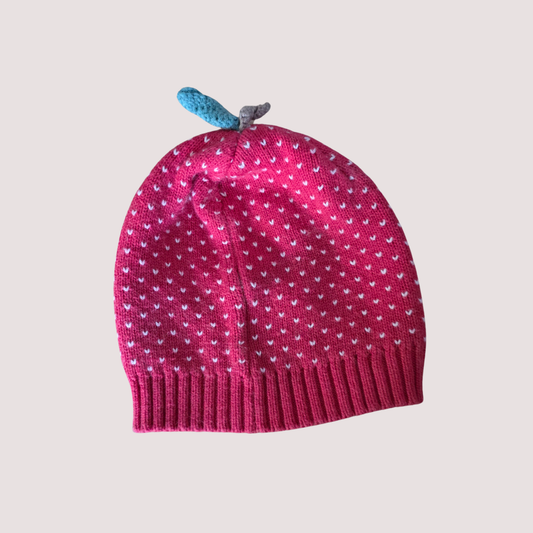 Purebaby Strawberry Beanie XS
