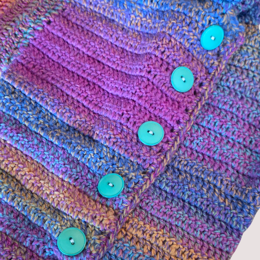 Handmade Knit Romper 6-12m (Generous fit)