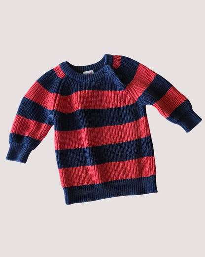 Seed Heritage Stripe Knit Jumper 3-6m