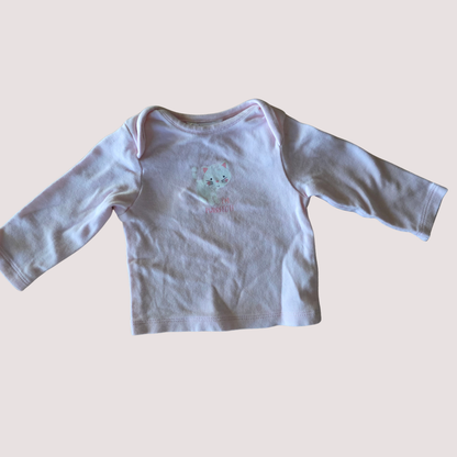 Baby M&Co Cat Shirt 0-3m