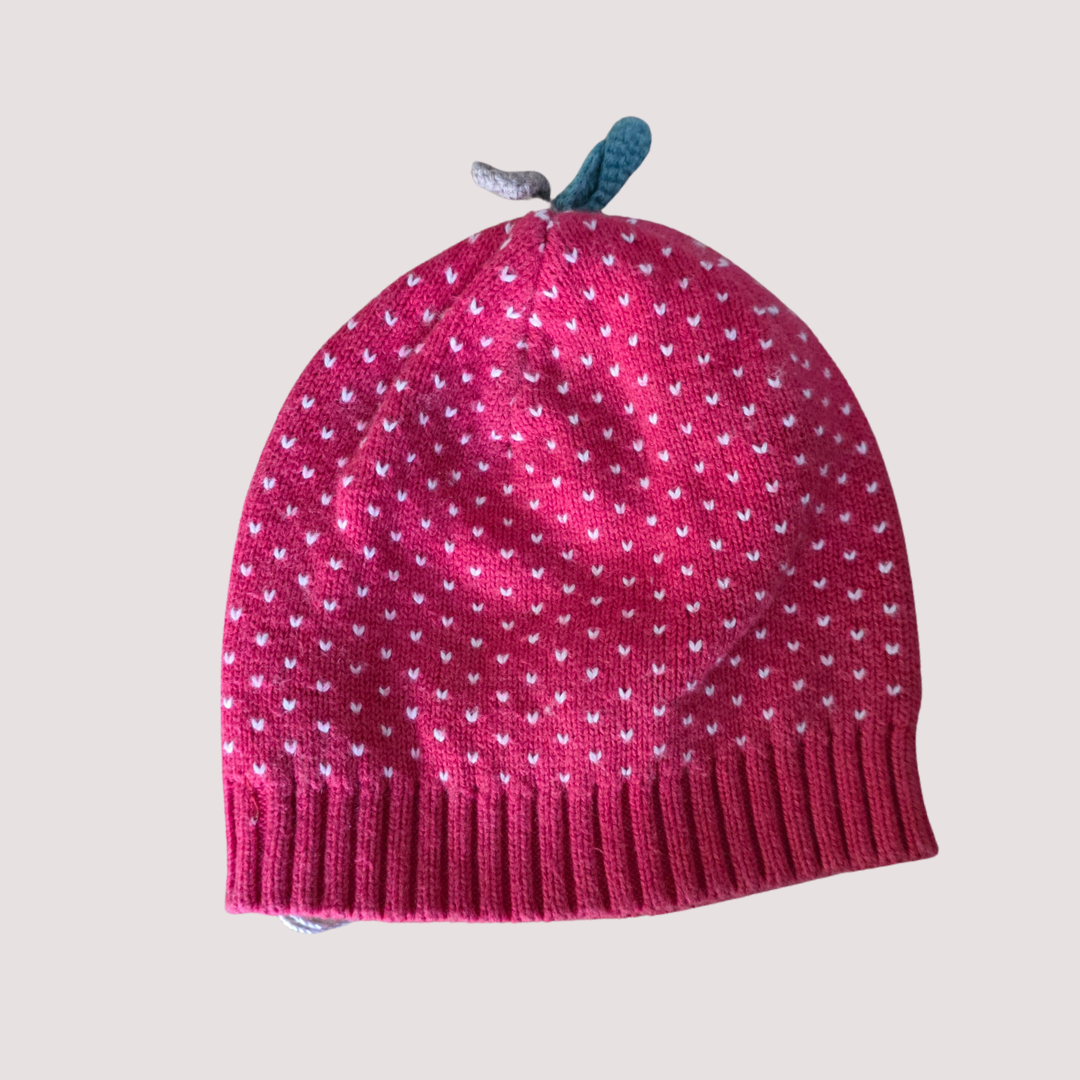 Purebaby Strawberry Beanie XS