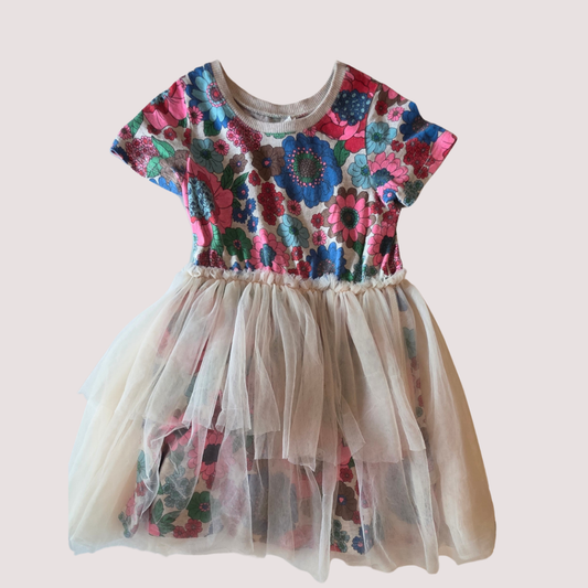 Cotton On Floral Dress 2Y ( Play Condition)