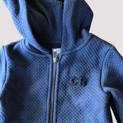 Country Road Quilted Navy Jacket 12-18m